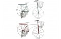 PORTA PIANTE BICI DA SALOTTO O GIARDINO FIORIERA FPORTAVASO BICICLETTA METALLO