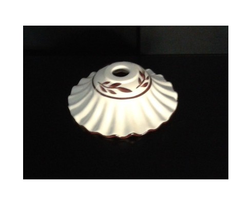 ricambio lampadario tazzina in ceramica lucido per lampadario decorata