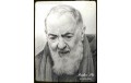 PADRE PIO IMMAGINE TARGA IN LATTA ANTICHIZZATA