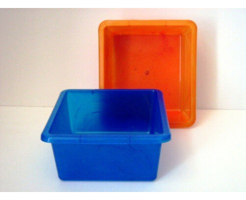 BACINELLA IN PLASTICA bagno casa QUADRATA PER BAGNO LAVELLO CUCINA