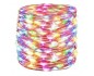 100 lampade a filo LED - multicolor - alimentate a