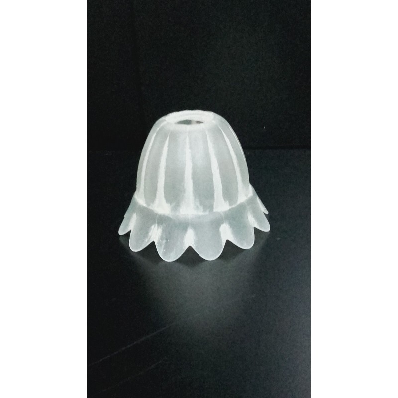 VETRO RICAMBIO LAMPADARIO PARALUME IN VETRO TAZZINA COPPA BICCHIERE -  Francoshop