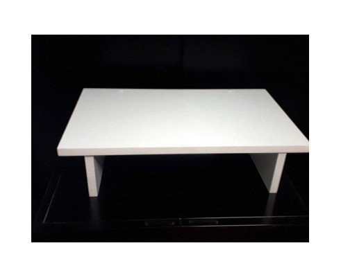 Rialzo supporto televisore porta dvd decoder Vcr Bianco Porta Tv