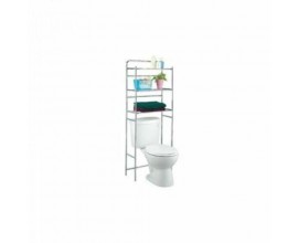 SCAFFALE COPRILAVATRICE WC PORTASCIUGAMANI BAGNO LAVANDERIA 3 MENSOLE