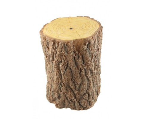 SGABELLO POUF TAVOLINO TRONCO DI ALBERO IN RESINA PER ARREDAMENTO