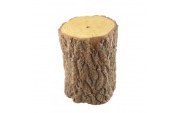 SGABELLO POUF TAVOLINO TRONCO DI ALBERO IN RESINA PER ARREDAMENTO